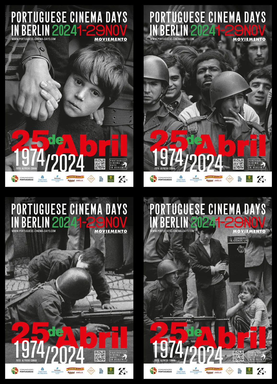 Plakate der Portuguese Cinema Days 2024