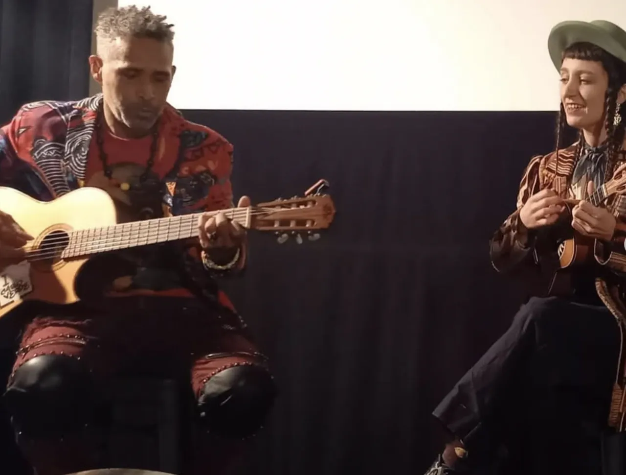 Eine Live-Musik-Session im Moviemento